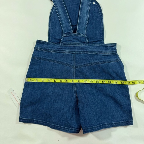 New ModCloth Bouncing Over The Rainbow Denim Shortalls - Picture 7 of 10